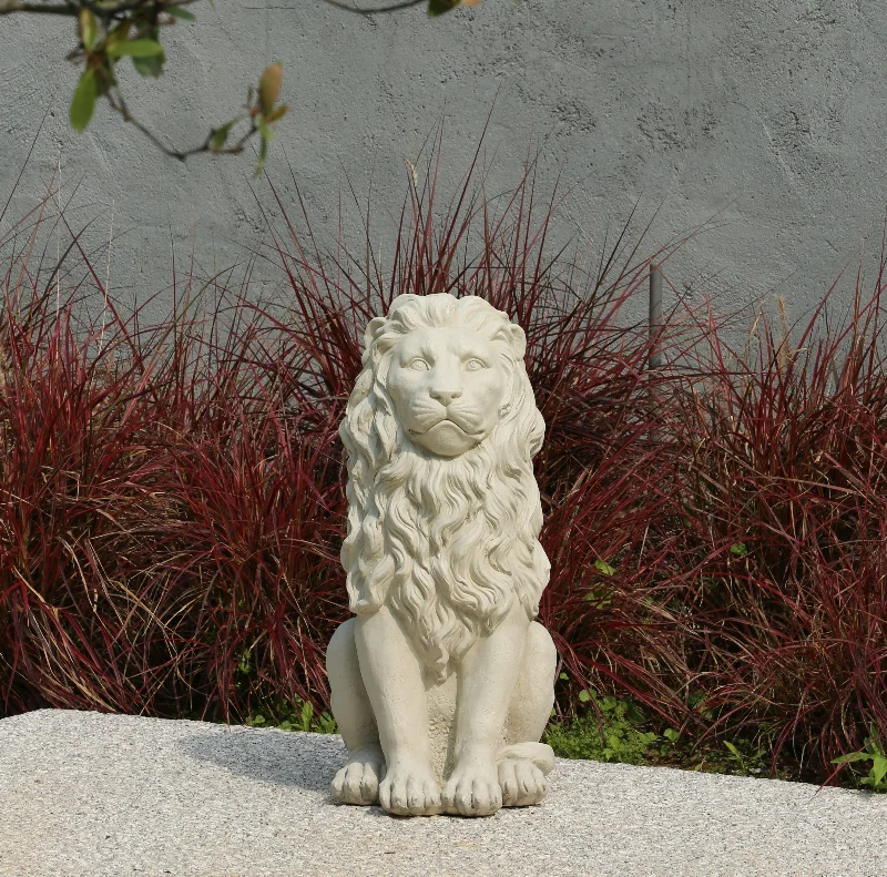 77134 - Majestic Guardian Sitting Lion Statue