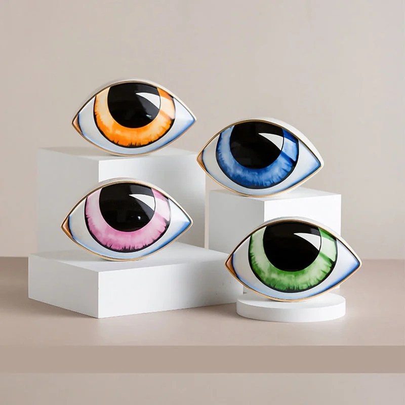 ArtZ® Ceramic Eye Sculpture