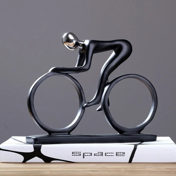 ArtZ® Nordic Abstract Cyclist Sculpture