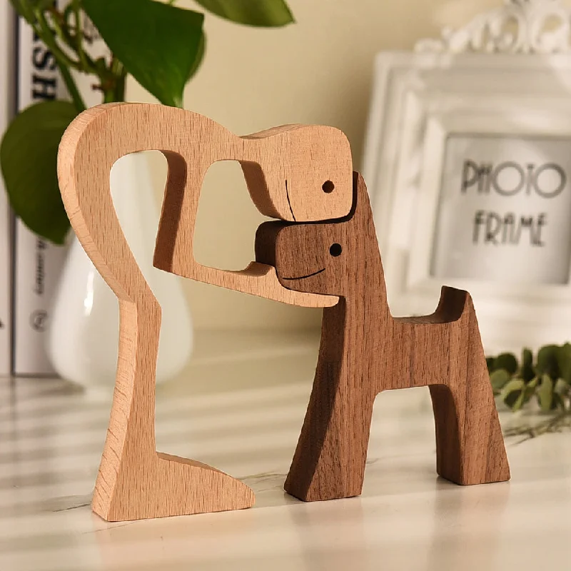 ArtZ® Nordic Wooden Dog Sculptures