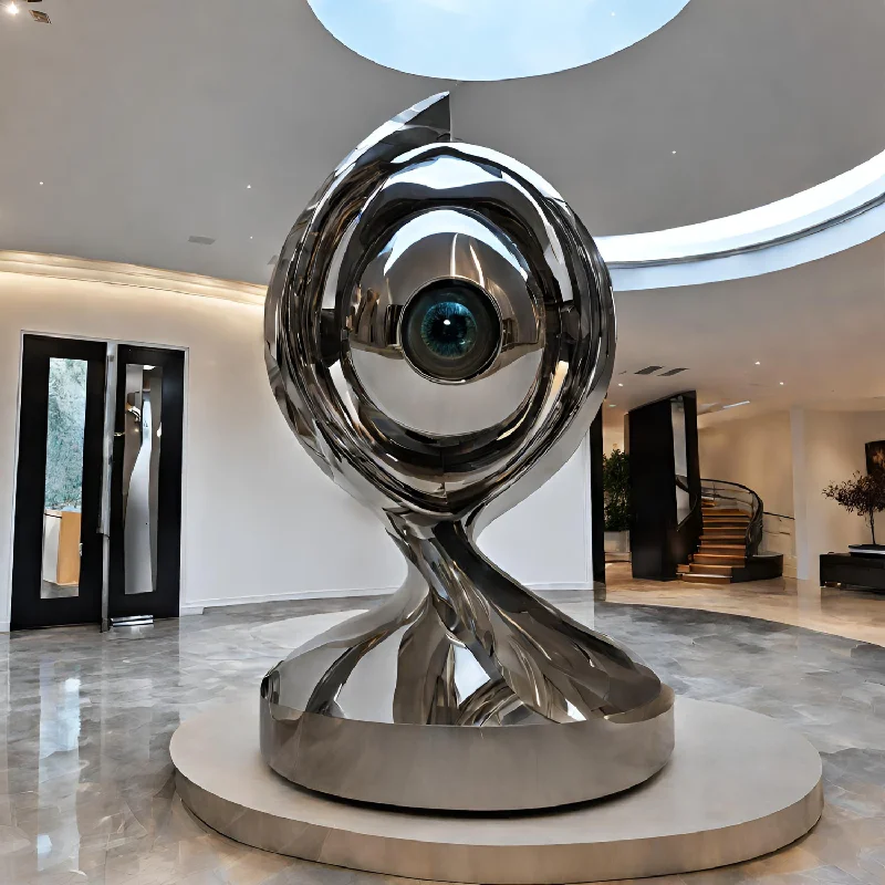 ArtZ® Stainless Steel Evil Eye Sculpture