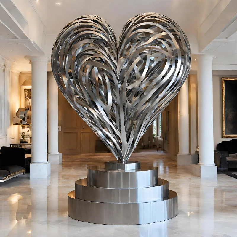 ArtZ® Stainless Steel Stairway To Love Sculpture