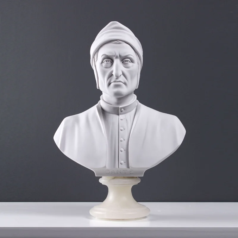 Dante Bust Statue