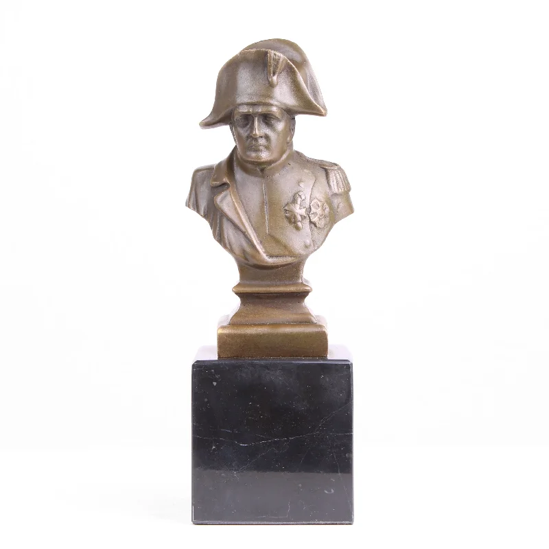 Bust of Napoleon Sculpture as Military General (Hot Cast Bronze Statue)