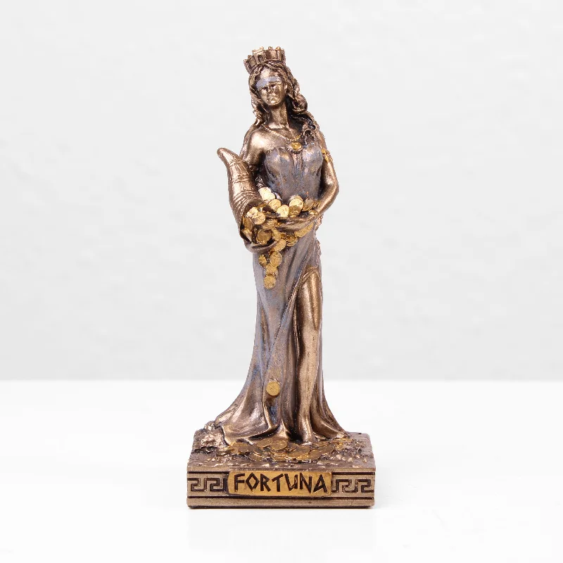 Fortuna Greek Goddess Statue (Cold Cast Bronze Sculpture)