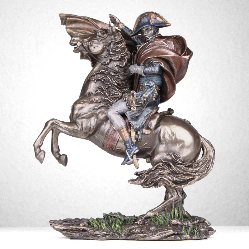 Napoleon Bonaparte Statue - Crossing the Alps (Cold Cast Bronze Sculpture)