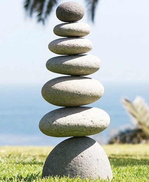 Rock Garden Cairn Statue, 22 Inches