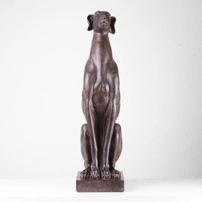 Sitting Dog Statue (Resin Sculpture)