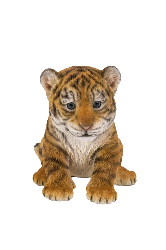 Sitting Tiger Cub Statue