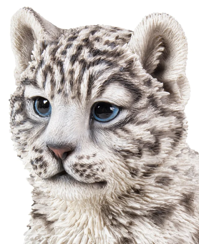 Snow Leopard Cub Statue