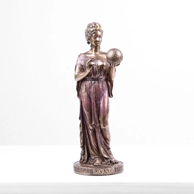 Urania Greek Goddess Statue (Cold Cast Bronze Sculpture)