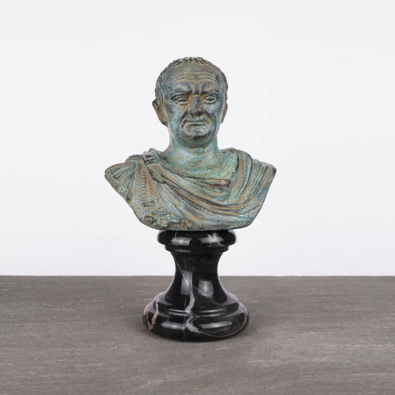 Vespasian Bust (Green Bronze)