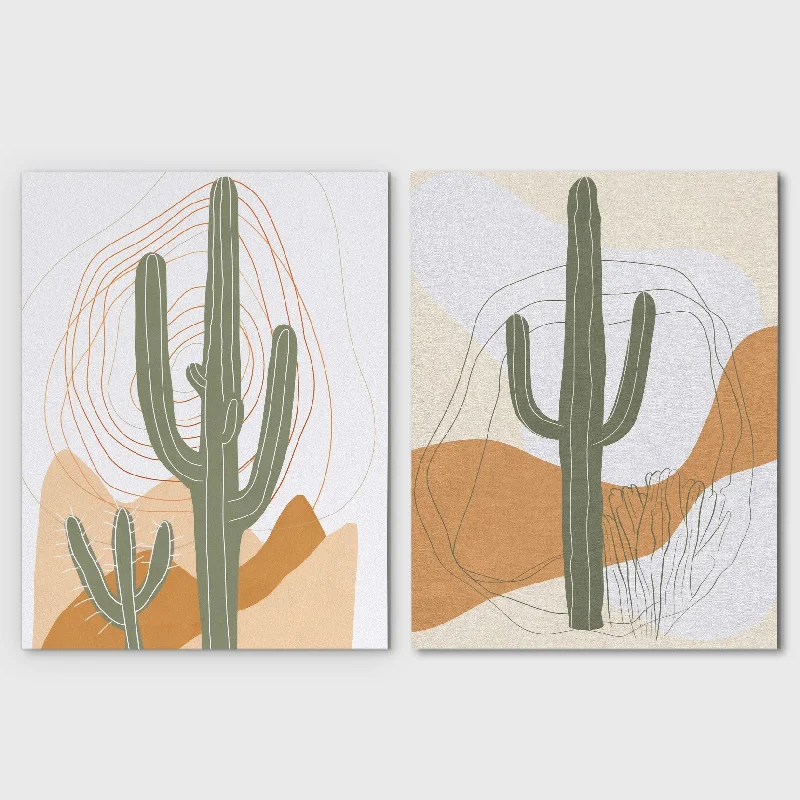 Desert Cactus Duo