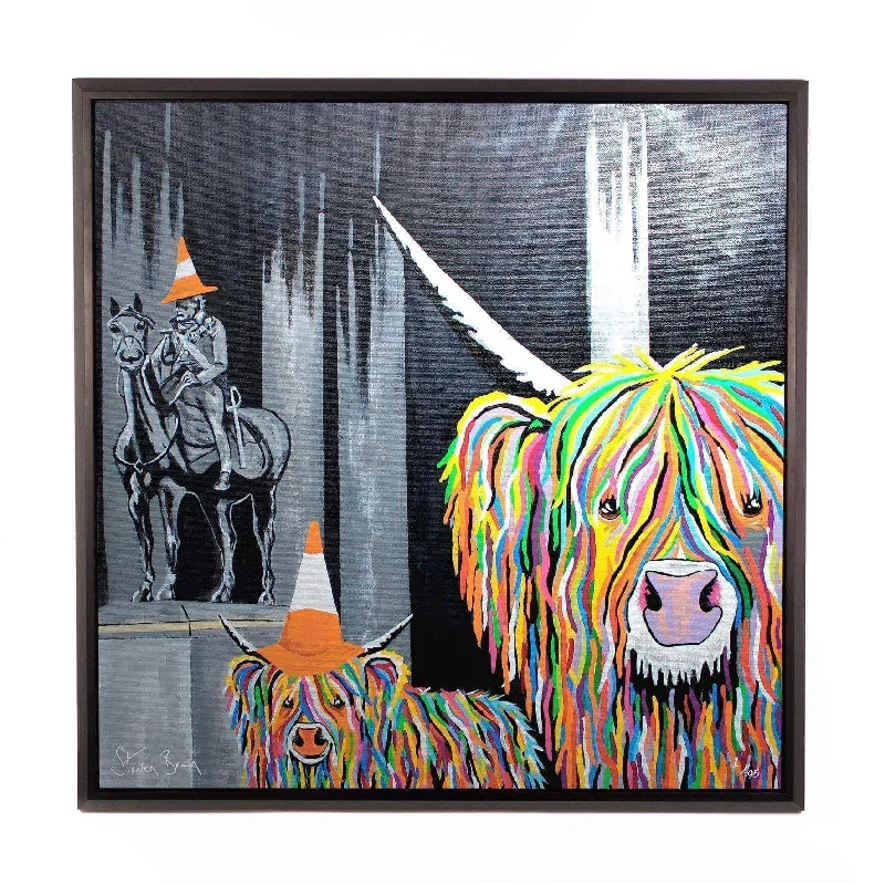 Geordie McCoo & The Wee Yin - Framed Limited Edition Aluminium Wall Art