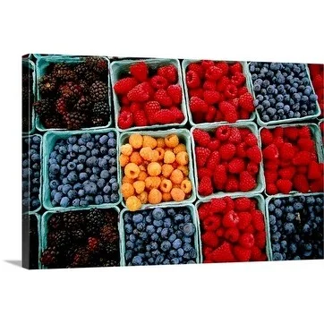 Hanan Isachar Premium Thick-Wrap Canvas entitled Cartons of berries