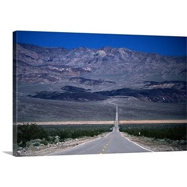 John Elk Premium Thick-Wrap Canvas entitled Desert road, Death Valley National Park, California, USA