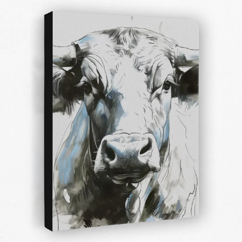 Modern Bull Portrait