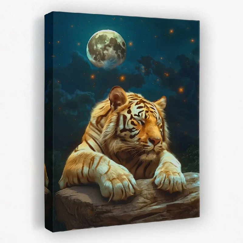 Moonlit Sleeping Tiger