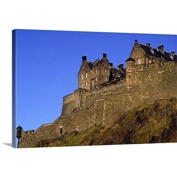 Premium Thick-Wrap Canvas entitled Castle, Edinburgh, Lothian, Scotland.