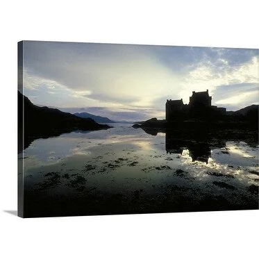 Premium Thick-Wrap Canvas entitled Castle, Eilean Donan, Highland, Scotland.