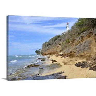 Premium Thick-Wrap Canvas entitled Diamond Head Lighthouse, Honolulu, Hawaii