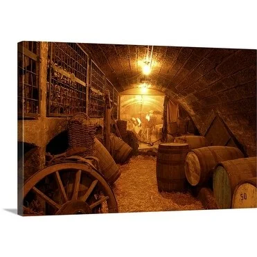 Premium Thick-Wrap Canvas entitled Vaults in the Rum Story attraction at Whitehaven