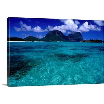 Richard I'Anson Premium Thick-Wrap Canvas entitled Tropical Water, Lord Howe Island, Australia