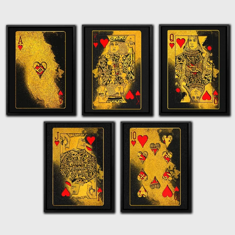 Royal Flush Hearts